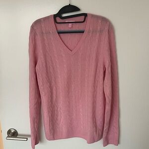 Lilly Pulitzer Pink V-Neck Sweater